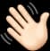 Welcome hand wave icon