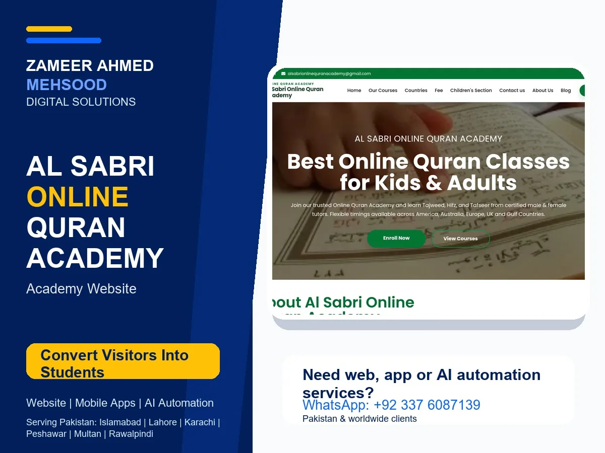 Al Sabri Online Quran Academy screenshot