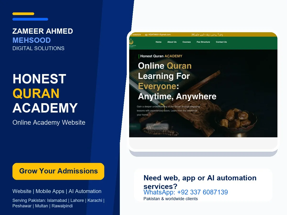 Honest Quran Academy screenshot